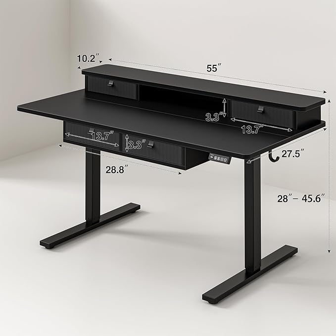Grandder 55 x 28 inch Electric Standing Desk - Image 3