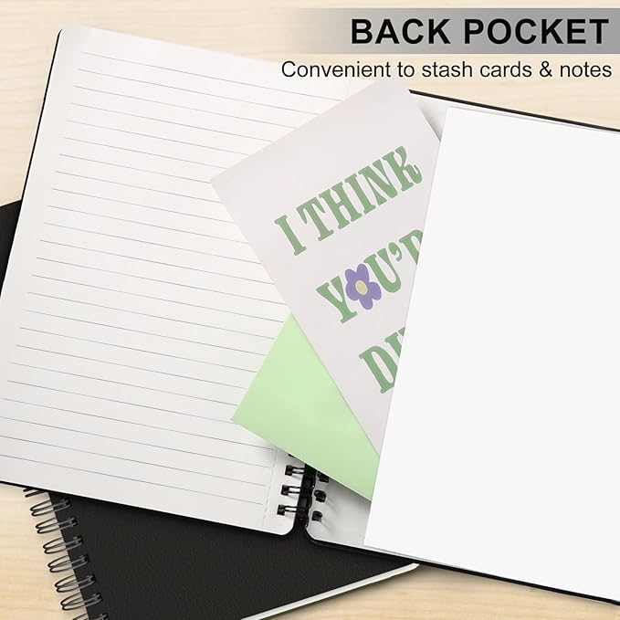 Lined Spiral Journal Notebook, B5 Spiral Notebook, 7.8''×10'' Journaling - Image 5