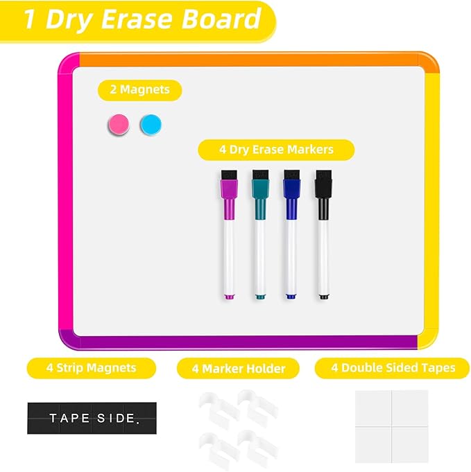 VUSIGN Small White Board Dry Erase, Mini Whiteboard - Image 6