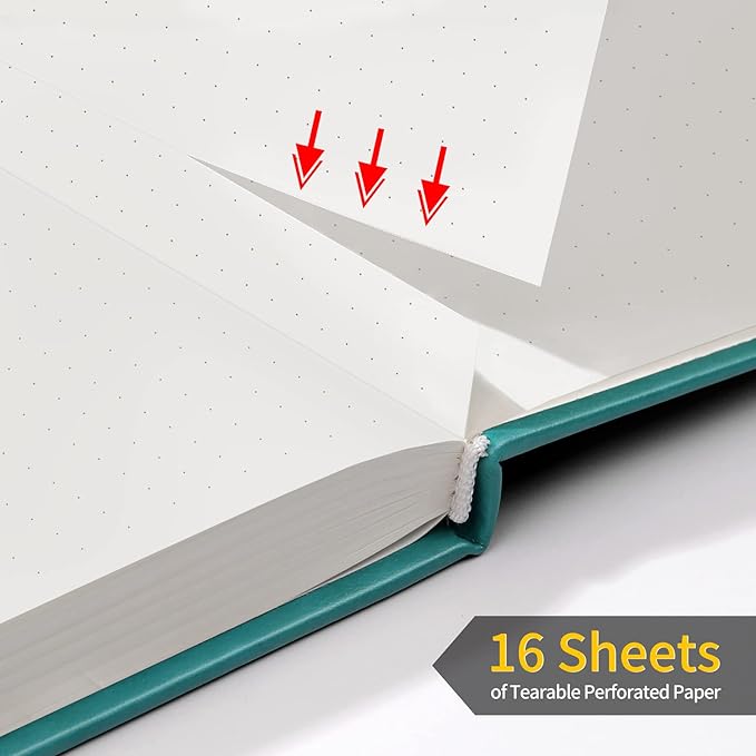 Annecy Numbered Bullet Dotted Journal Notebook, Medium 5.5x 8.25, 160 Pages - Image 4