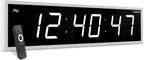 Ivation Huge Oversized 72" Large Digital LED Clock | Big Digital Clock