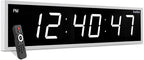 Ivation Huge Oversized 72" Large Digital LED Clock | Big Digital Clock by Ivation