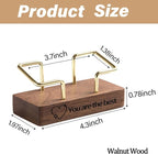 HJX Custom Business Card Holder Desk-Personalized Engraved Wooden Business Card - Image 2