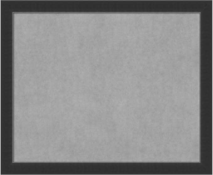 Amanti Art Black Framed Magnetic Board 37x45 X-Large Vision Board by AmantiArt