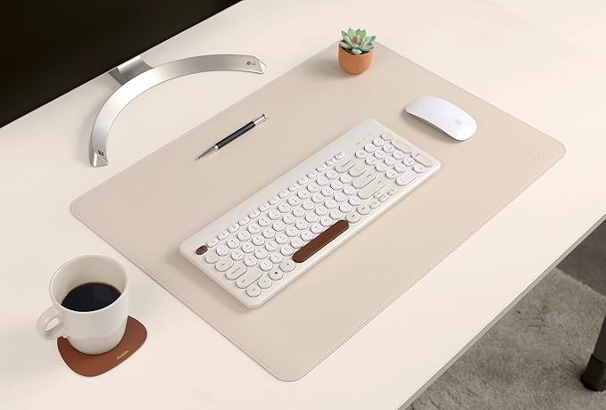 NODITO Dual-Sided Leather Desk Pad, Blotter - Image 2