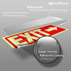 iSYFIX Exit Stickers Signs - Image 9