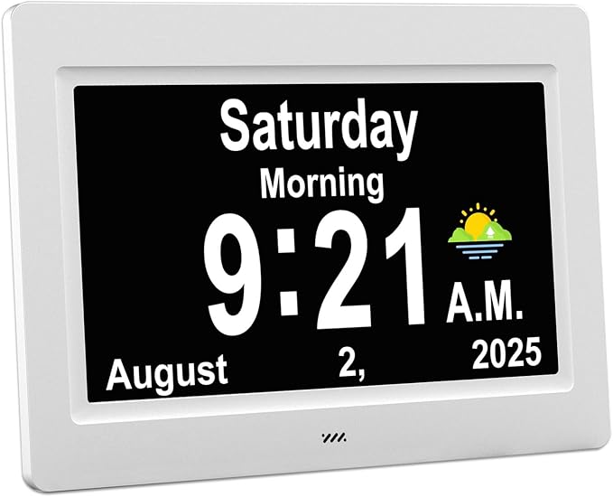 SSYA Dementia Clocks with Day and Date by SSYA