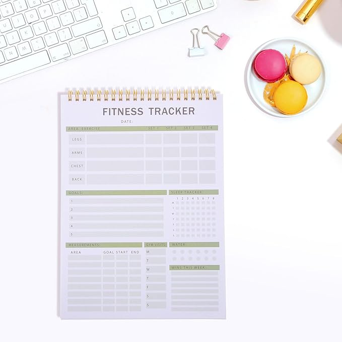 CIYODO Fitness Journal Notebook Workout Planner - Image 6