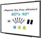 H-Qprobd 60"x40" White Board for Wall Large Magnetic Dry Erase Board by H-Qprobd