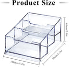 Clear Acrylic Business Card Holder, 3 Tier Premium Acrylic Clear Business Card - Image 2