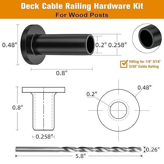 CELYND Cable Railing Protector Sleeves - Image 2