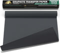 MyArtscape Graphite Transfer Paper Roll 17" x 30ft – Black Carbon Wax Paper by MyArtscape