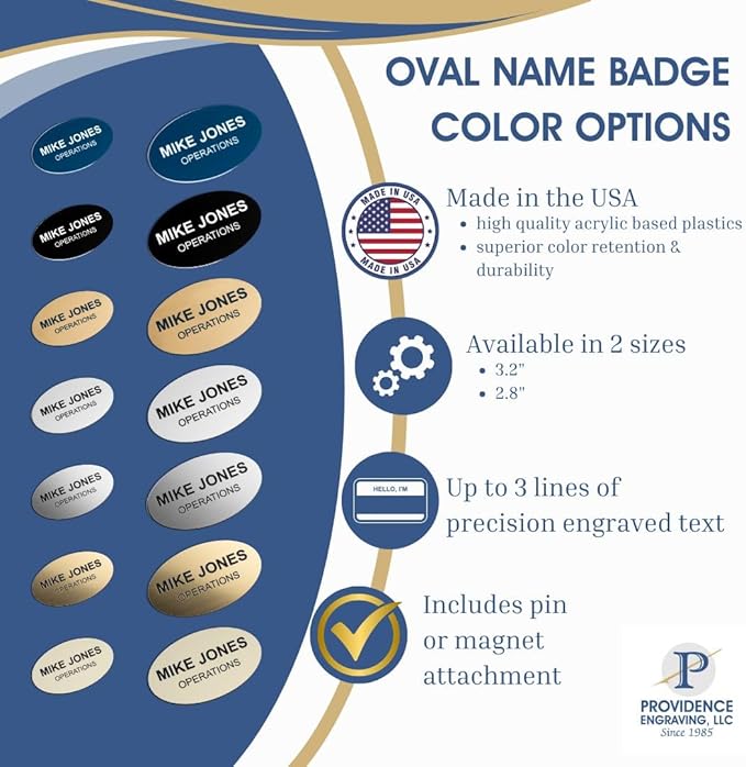 Custom Engraved Name Tag Badges – Personalized Identification - Image 4