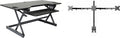 Rocelco 46" Large Height Adjustable Standing Desk Converter