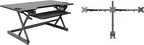 Rocelco 46" Large Height Adjustable Standing Desk Converter by Rocelco