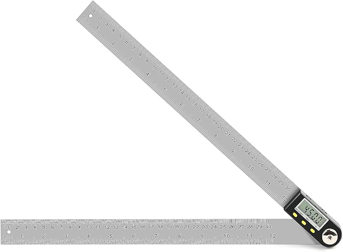 Delgada 12 inch/300mm Digital Angle Finder Tool Stainless Steel Digital by Delgada