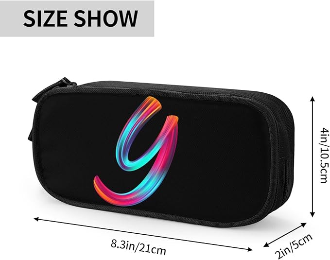 Pazacon Cute Initial Pencil Case - Image 2