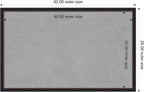 Amanti Art Black Framed Magnetic Board 26x42 Large Vision Board - Image 3