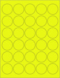 NextDayLabels - 8-1/2 x 11 Neon Color High Light Fluorescent Labels