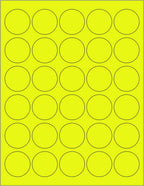 NextDayLabels - 8-1/2 x 11 Neon Color High Light Fluorescent Labels