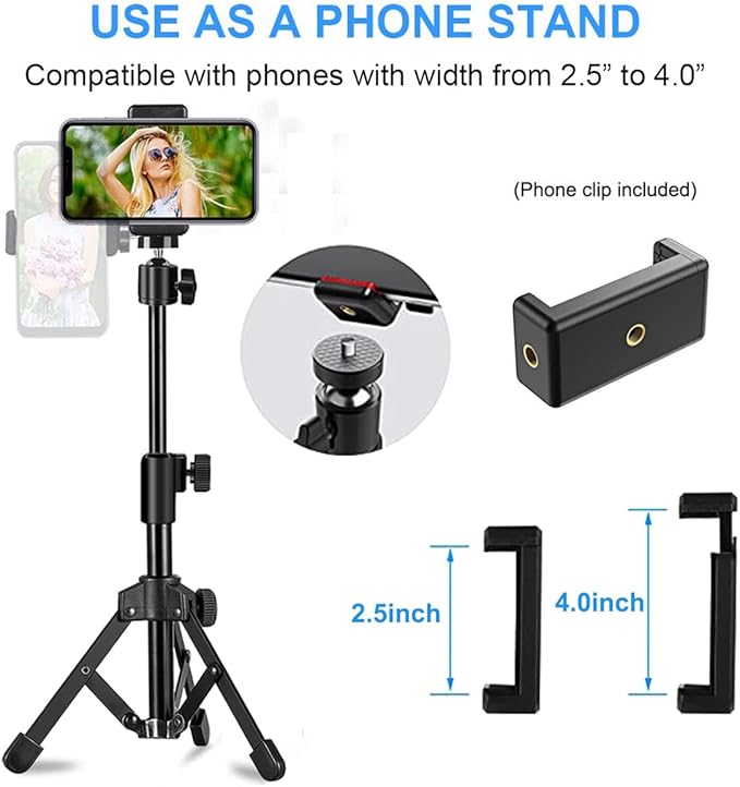 Webcam Tripod Stand Extendable Desktops Tripod - Image 5