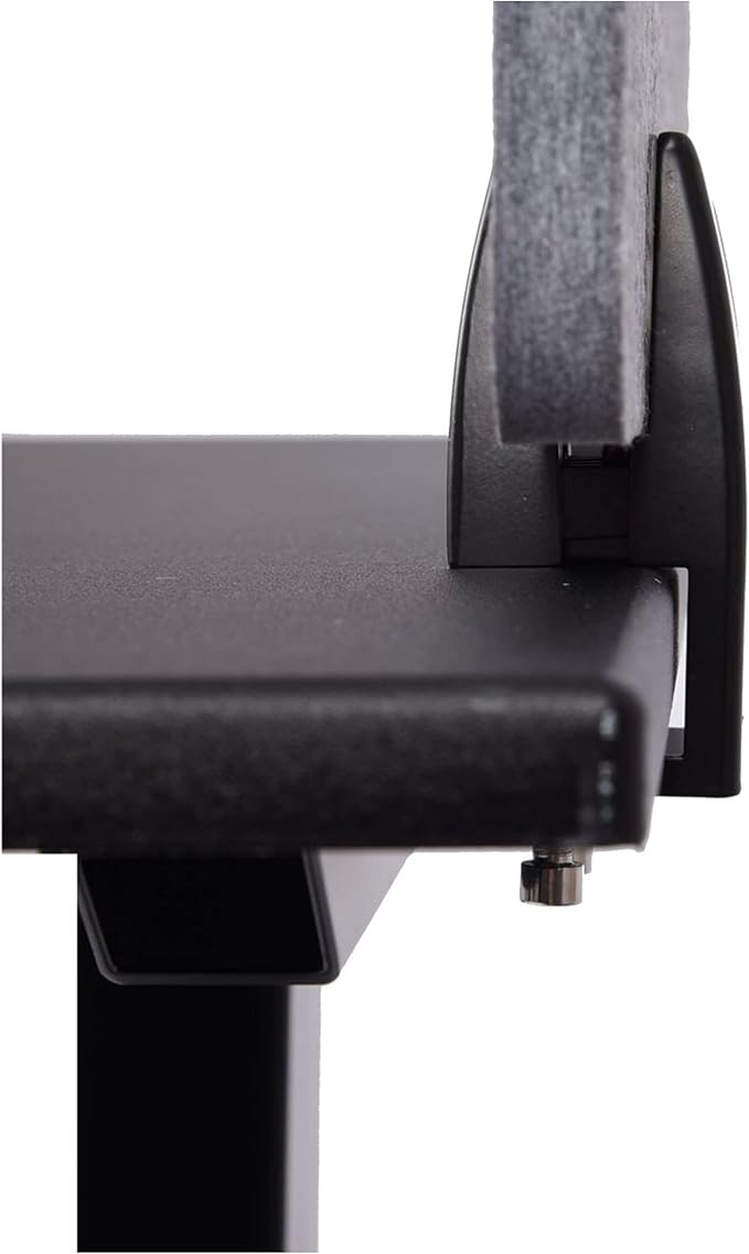 Stand Up Desk Store ReFocus Raw Clamp-On Acoustic Desk Divider Mounted Privacy - Image 4