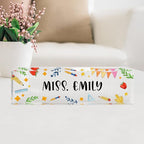 Teacher Office Desk Name Plate Personalized, Custom Name Plates - Image 2