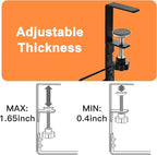 NoDrill 2 Pack 15.7" Under Desk Cable Management Tray, Sturdy Metal Cord - Image 4