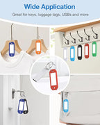 ttstar 40 Pack Key Tags Identifiers – Hexagon Design Key Rings - Image 8