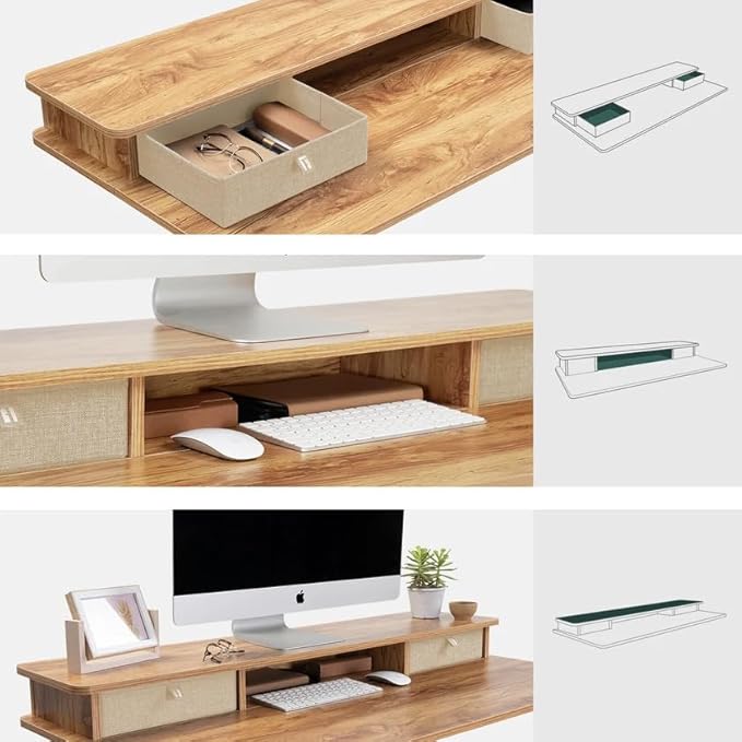 FEZIBO 48 x 24 Inch Whole-Piece Height Adjustable Standing Desk - Image 4