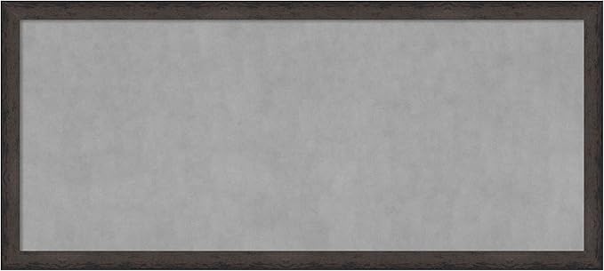 Amanti Art Black Framed Magnetic Board 23x51 Oversize Vision Board by AmantiArt
