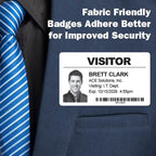 Threshold 3.25 Inch Tab Expiring Visitor Badges on a Roll | 4 Rolls Compatible - Image 8