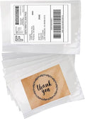 Coopaty 6" x 9" Adhesive Packing List Envelopes Clear Plastic Mailing Shipping by COOPATY