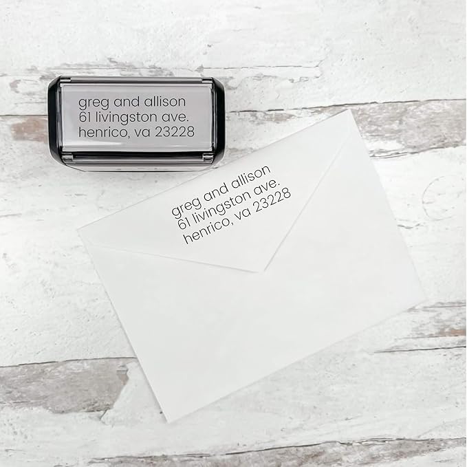 Self Inking Modern Address Stamps | Custom Return Address Stamper - Image 7