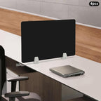 4 Pcs Desk Divider Privacy Panel, 23.6”L X15.8”W Frosted Acrylic Desk Privacy - Image 5