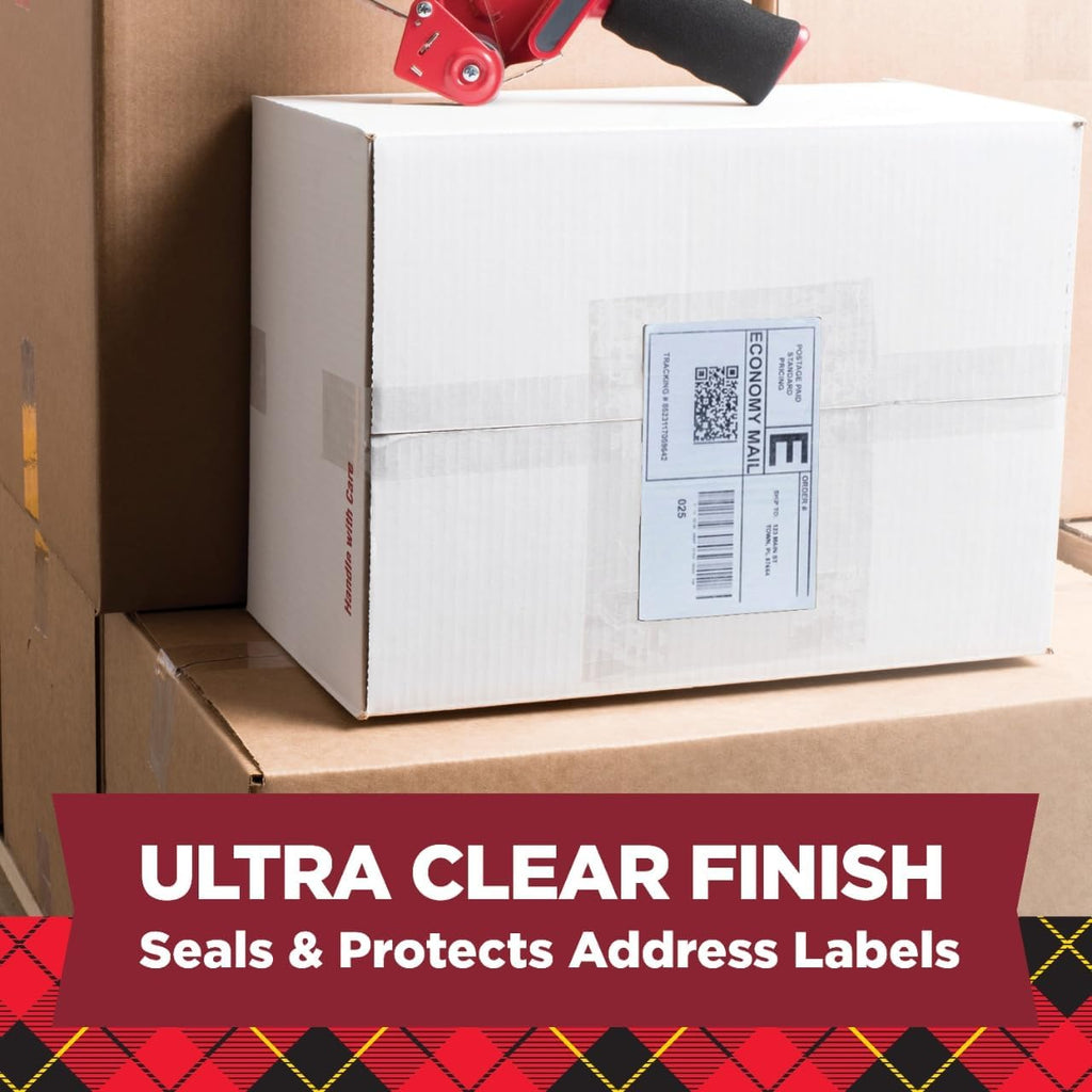 Scotch Ultra Clear Packaging Tape, 2 Rolls Clear Packing Tape with Handheld Dispensers, 1.88 in x 800 in (22.2 yd), Transparent Box Sealing Tape for Shipping, Moving, Mailing and Storage Boxes