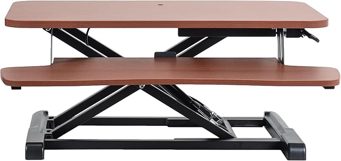 VIVO 28 inch Desk Converter, K Series, Height Adjustable Sit to Stand Riser by VIVO