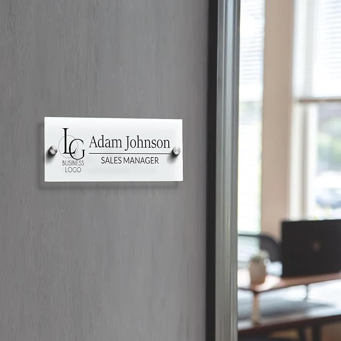Custom Name Plates for Doors Personalized Wall Name Signs Office Workspace - Image 6