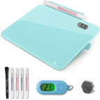 Small Glass Desk Whiteboard Dry-Erase Board by TOWON