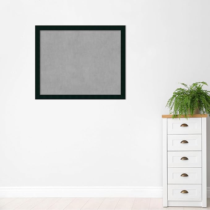 Amanti Art Black Framed Magnetic Board 36x44 X-Large Vision Board - Image 5