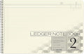 BookFactory Accounting Ledger Notebook/Large 2 Column Accounting Ledger by BookFactory