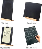 NEWNEWSHOW 2 Pack 8.7x12 Inch Tabletop Chalkboard - Image 2