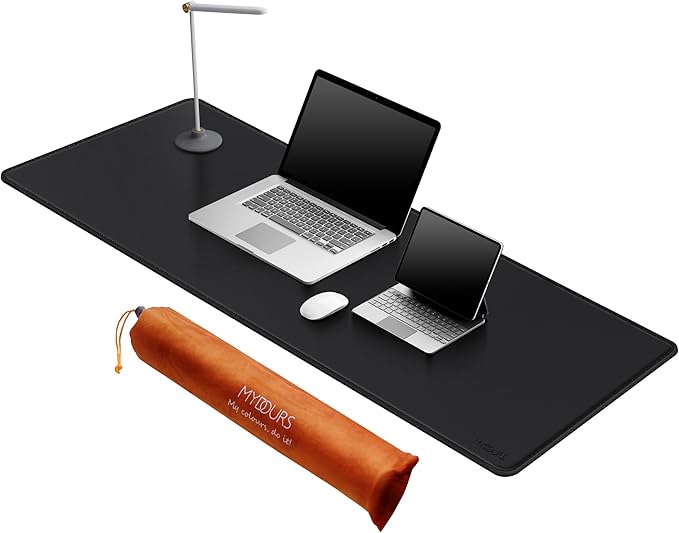 Mydours Ultra-Long 51.2" x 15.7" PU Leather Desk Pad by Mydours