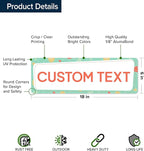 Custom Sign, Custom Street Sign, 11 Font Colors, 13 Font Styles, 4 Hole Options - Image 6
