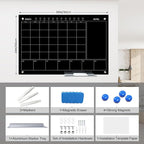 JYYPWB Magnetic Glass Whiteboard 36X24 Monthly Planner Calendar Dry Erase Board - Image 2