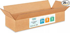 Large Shipping & Moving Boxes 24"L x 8"W x 4"H by IDLPackaging