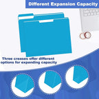File Folder, HERKKA 30 Pack 1/3 Cut Tab File Folders, File Folders Great - Image 4