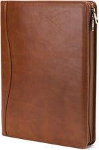 Geslun Genuine Leather Portfolio, Legal Size 8.5 x 14 Pad Holder, Business - Image 4