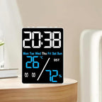 Kytree Digital Room Thermometer Hygrometer Alarm Clock, 5.9 inch Desktop - Image 6