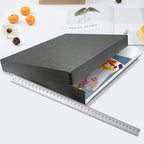Lineco Museum Archival Storage Box, 20.75x24.75x3 in. Drop Front Design. - Image 3